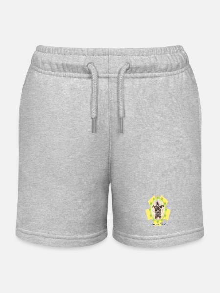 Skunk_Know_your_Power - Short de jogging enfant bio Stanley/Stella - gris chiné