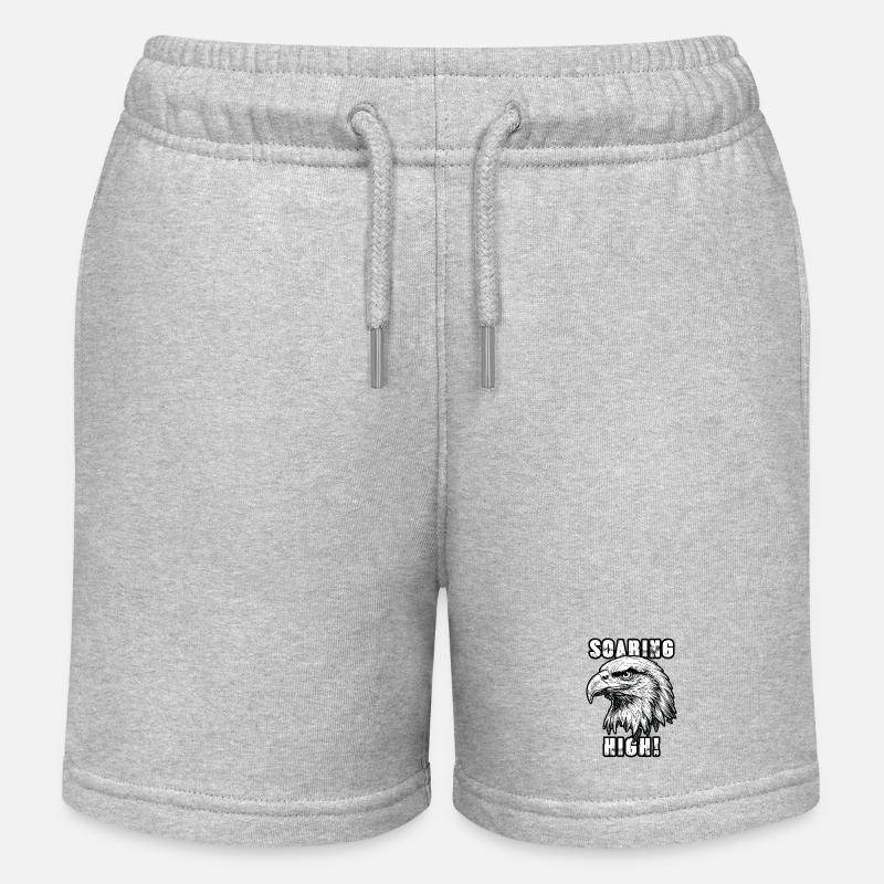 Aigle Royal Soaring High Liberté - Short de jogging enfant bio Stanley/Stella - gris chiné