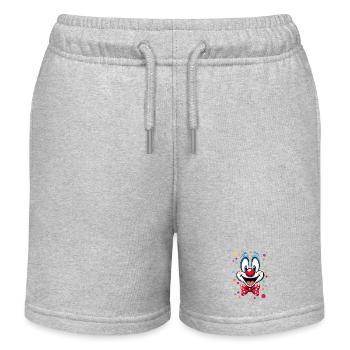 Carnival Clown Costume Carnival Carnival - Kids Organic Sweat Shorts by Stanley/Stella - heather grey - Front