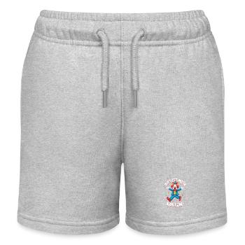 Carnival Costume Politician Carnival Carnival - Kids Organic Sweat Shorts by Stanley/Stella - heather grey - Front