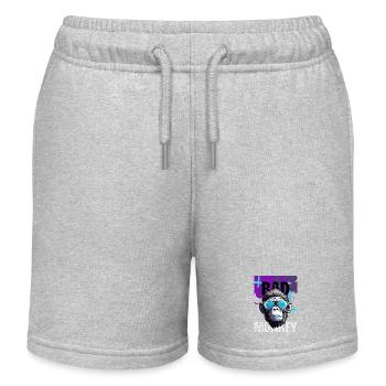 Bad Monkey Neon Sunglasses - Kids Organic Sweat Shorts by Stanley/Stella - heather grey - Front