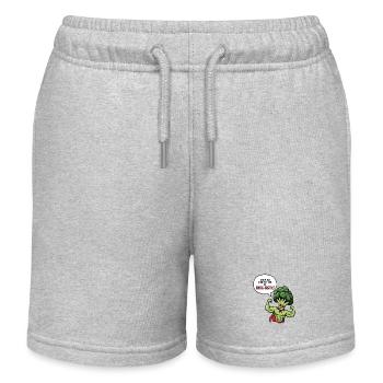 Broc-Tastic Veggie Hero - Short de jogging enfant bio Stanley/Stella - gris chiné - Devant