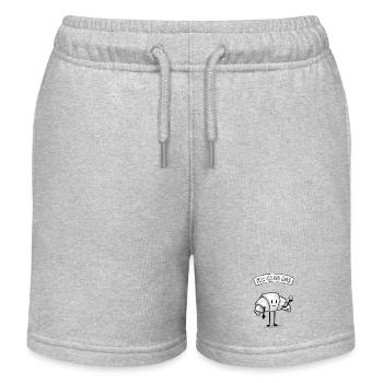 Ich Kann Das Croissant Held - Kinder Organic Joggingshorts Mini Bolter von Stanley/Stella - Grau meliert - Vorne
