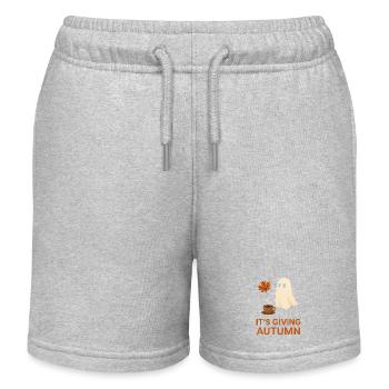 Spiritueux d’automne avec café - Short de jogging enfant bio Stanley/Stella - gris chiné - Devant