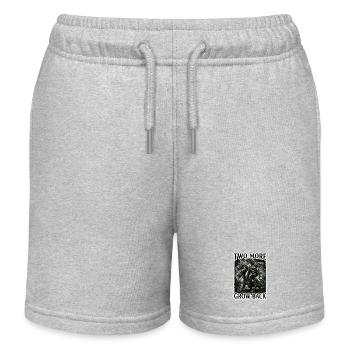 Two More Grow Back - Hydra Dragon TTRPG Design - Kids Organic Sweat Shorts by Stanley/Stella - heather grey - Front