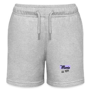 OMA. MUTTERTAG. ALLES GUTE ZUM OMA-TAG. ICH LIEBE DICH - Kinder Organic Joggingshorts Mini Bolter von Stanley/Stella - Grau meliert - Vorne