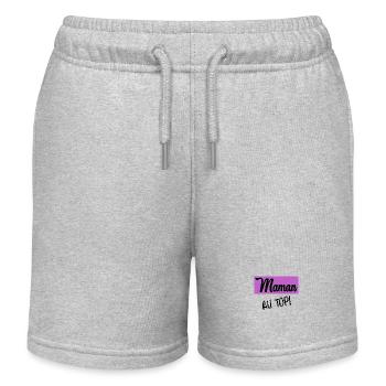 MUTTERTAG. SCHÖNEN MUTTERTAG. MAMA - Kinder Organic Joggingshorts Mini Bolter von Stanley/Stella - Grau meliert - Vorne