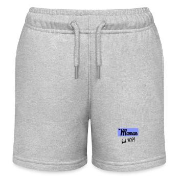 SCHÖNEN MUTTERTAG. MAMA. MUTTERTAG - Kinder Organic Joggingshorts Mini Bolter von Stanley/Stella - Grau meliert - Vorne