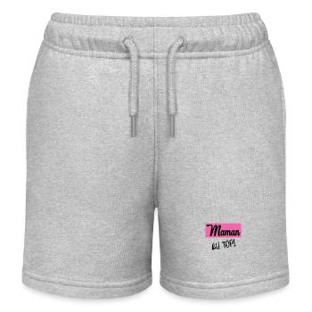 SCHÖNEN MUTTERTAG. MAMA. MUTTERTAG - Kinder Organic Joggingshorts Mini Bolter von Stanley/Stella - Grau meliert - Vorne