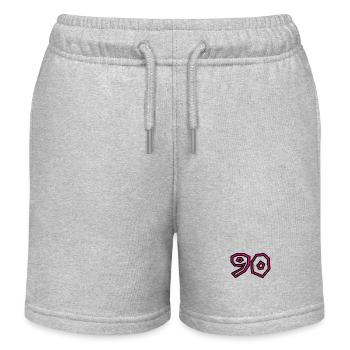 90. 90 JAHRE. 90-JÄHRIGES JUBILÄUM. 90-JÄHRIGES JUBILÄUM. - Kinder Organic Joggingshorts Mini Bolter von Stanley/Stella - Grau meliert - Vorne