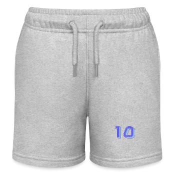 10. 10 JAHRE. 10-JÄHRIGES JUBILÄUM. 10-JÄHRIGES JUBILÄUM. - Kinder Organic Joggingshorts Mini Bolter von Stanley/Stella - Grau meliert - Vorne