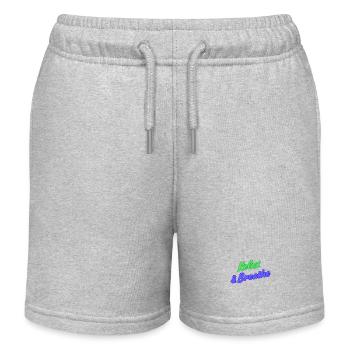Relax & Breath - Kids Organic Sweat Shorts by Stanley/Stella - heather grey - Front