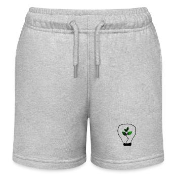 Sustainability starts with an idea - Kids Organic Sweat Shorts by Stanley/Stella - heather grey - Front