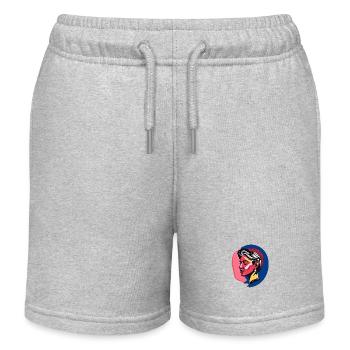 Poppy Wanda - Kinder Organic Joggingshorts Mini Bolter von Stanley/Stella - Grau meliert - Vorne