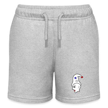 Harlequin - Kids Organic Sweat Shorts by Stanley/Stella - heather grey - Front