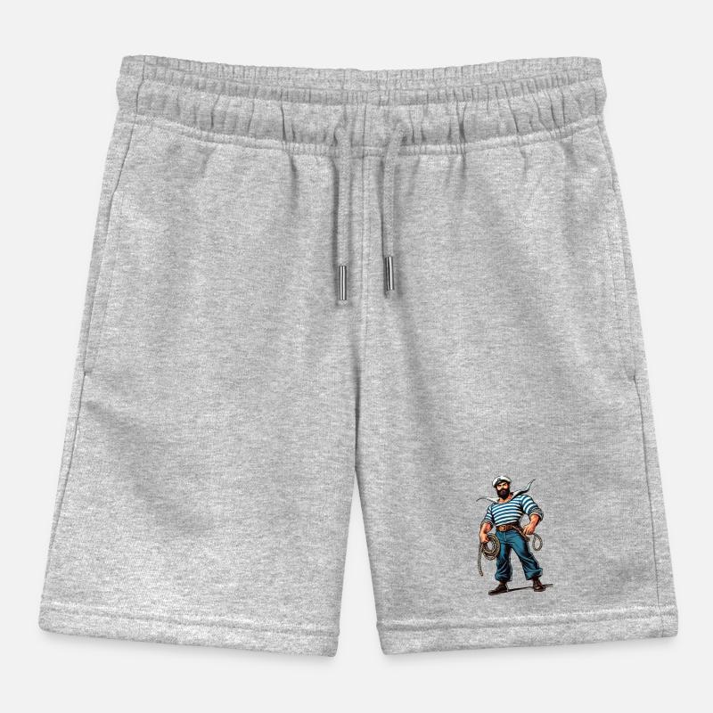 Sailor Captain Kids Organic Sweat Shorts by Stanley/Stella