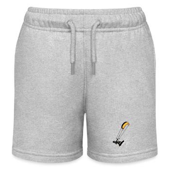 Kitesurfer and wave flex - Short de jogging enfant bio Stanley/Stella - gris chiné - Devant