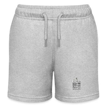 Électricien Taux horaire Té - Short de jogging enfant bio Stanley/Stella - gris chiné - Devant