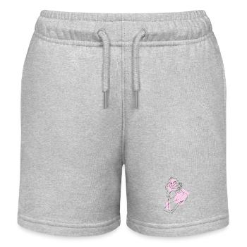 Woman in pink - Kids Organic Sweat Shorts by Stanley/Stella - heather grey - Front