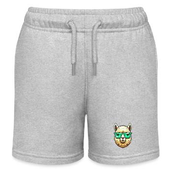Alpaca - Kids Organic Sweat Shorts by Stanley/Stella - heather grey - Front