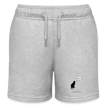 Fake News For Kids - Kids Organic Sweat Shorts by Stanley/Stella - heather grey - Front