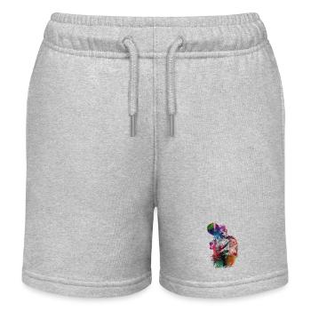 Jeux de fléchettes #darts #sport - Short de jogging enfant bio Stanley/Stella - gris chiné - Devant