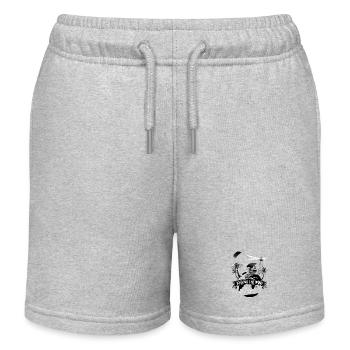 Rund um den Wind: Globale Surfer - Kinder Organic Joggingshorts Mini Bolter von Stanley/Stella - Grau meliert - Vorne