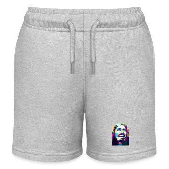Die Tage der Rock'n'Roll-Popkunst - Kinder Organic Joggingshorts Mini Bolter von Stanley/Stella - Grau meliert - Vorne