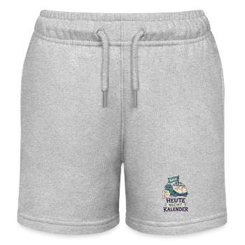 Heute nicht Kalender - Kinder Organic Joggingshorts Mini Bolter von Stanley/Stella - Grau meliert - Vorne