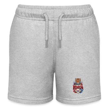 Korea - Taeguk Warriors - Tigers of Asia - Red Dev - Kinder Organic Joggingshorts Mini Bolter von Stanley/Stella - Grau meliert - Vorne