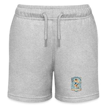 Diction du patinage artistique - Si tu ne tombes pas - Short de jogging enfant bio Stanley/Stella - gris chiné - Devant