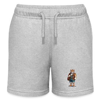 Lederhosen / Animal / Costume traditionnel / Tradition / Tigre - Short de jogging enfant bio Stanley/Stella - gris chiné - Devant