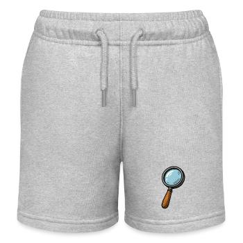 loupe - Short de jogging enfant bio Stanley/Stella - gris chiné - Devant