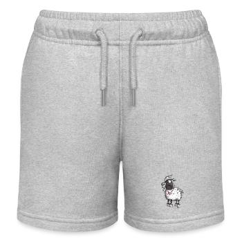 Mouton Rêveuse - Short de jogging enfant bio Stanley/Stella - gris chiné - Devant