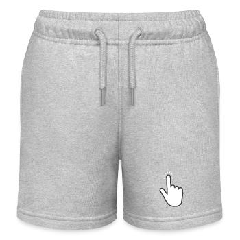 tap it hand click - Kinder Organic Joggingshorts Mini Bolter von Stanley/Stella - Grau meliert - Vorne
