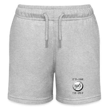 NO LIMIT kiting Gamer Sports extrêmes Piste de course - Short de jogging enfant bio Stanley/Stella - gris chiné - Devant