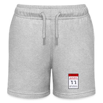 Don't tell me how to do my job [German] - Kids Organic Sweat Shorts by Stanley/Stella - heather grey - Front