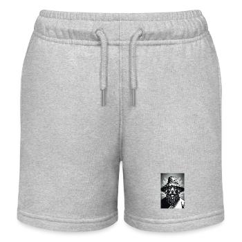 Der wachsame Hund - Kinder Organic Joggingshorts Mini Bolter von Stanley/Stella - Grau meliert - Vorne