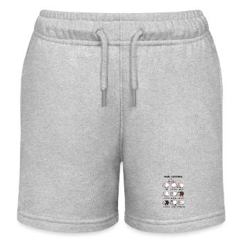 Kleine Schafkunde - Kinder Organic Joggingshorts Mini Bolter von Stanley/Stella - Grau meliert - Vorne