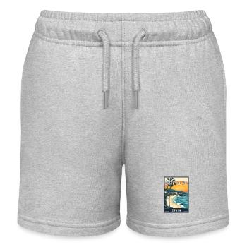 Entdecken Sie die Mittelmeer-Costa del Sol in Spanien - Kinder Organic Joggingshorts Mini Bolter von Stanley/Stella - Grau meliert - Vorne