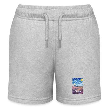 Chiba Japan - Kinder Organic Joggingshorts Mini Bolter von Stanley/Stella - Grau meliert - Vorne