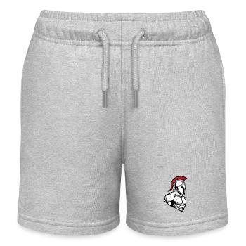 Spartiate Musculation Fitness Guerrier Mascotte - Short de jogging enfant bio Stanley/Stella - gris chiné - Devant