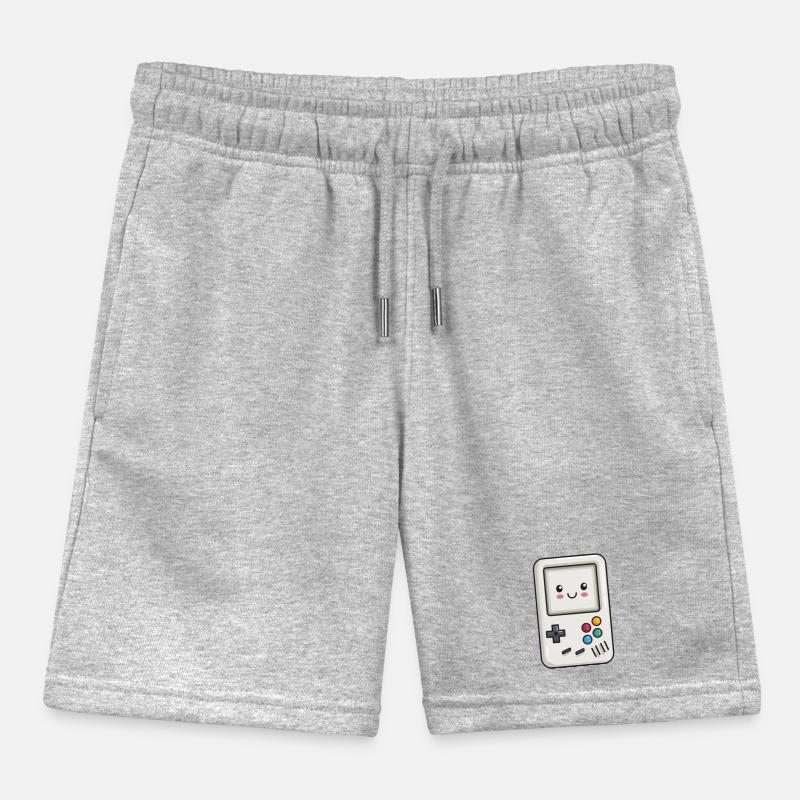 Cute Game Console Kids Organic Sweat Shorts by Stanley/Stella