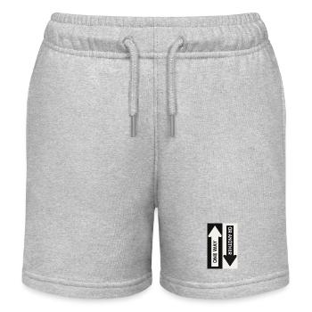 Motivation décisionnelle d’une manière ou d’une autre - Short de jogging enfant bio Stanley/Stella - gris chiné - Devant