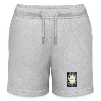 Der Eulenrat – Mystic Circle - Kinder Organic Joggingshorts Mini Bolter von Stanley/Stella - Grau meliert - Vorne