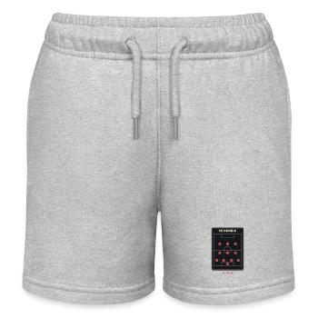 Starting XI 4-3-3 Football Formation - Kids Organic Sweat Shorts by Stanley/Stella - heather grey - Front