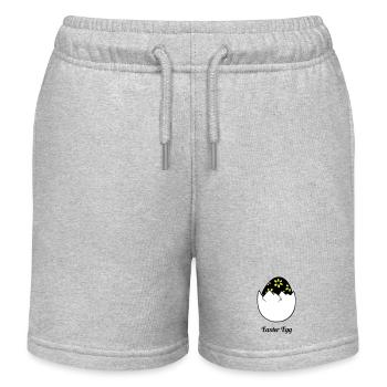 œuf de Pâques - Short de jogging enfant bio Stanley/Stella - gris chiné - Devant