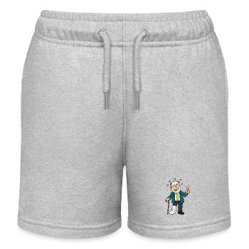 Homme comique en costume avec pied en plâtre et pouce levé - Short de jogging enfant bio Stanley/Stella - gris chiné - Devant