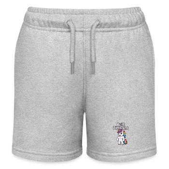 Andere Unicorn Muscular gebaut - Kinder Organic Joggingshorts Mini Bolter von Stanley/Stella - Grau meliert - Vorne