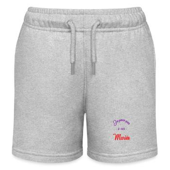 MARIEE. FUTURE MARIEE - Short de jogging enfant bio Stanley/Stella - gris chiné - Devant